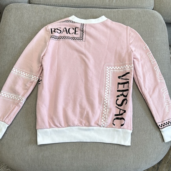 RARE Versace Pink Printed Sweater - Picture 9 of 10